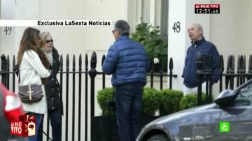 Miguel Blesa con el cónsul español en Londres