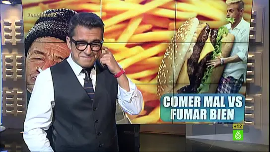 Comer mal VS fumar bien Comer mal VS fumar bien