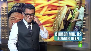 Comer mal VS fumar bien