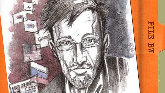 Portada del cómic sobre Edward Snowden Portada del cómic sobre Edward Snowden