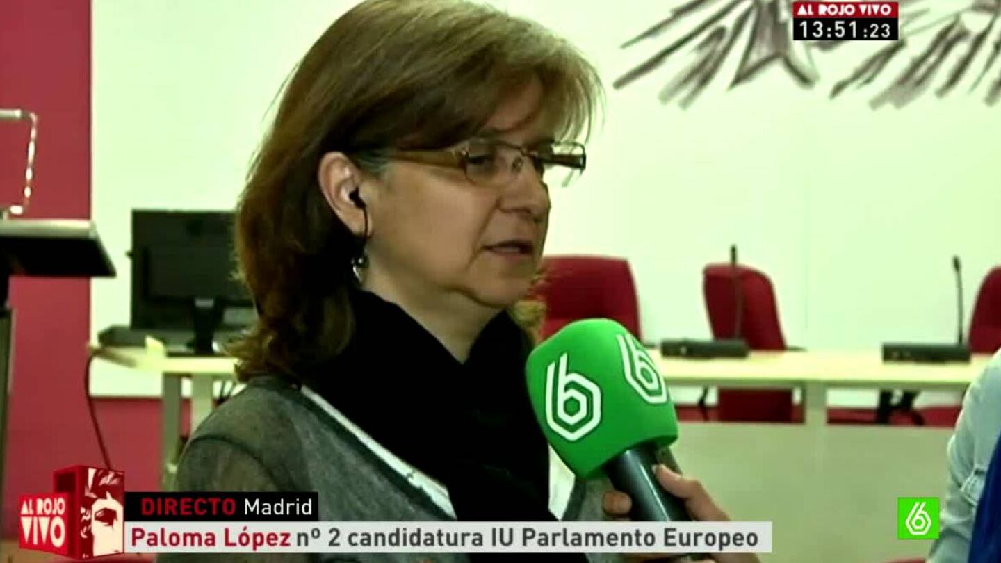 Paloma L&oacute;pez, segunda en la lista de las europeas de IU