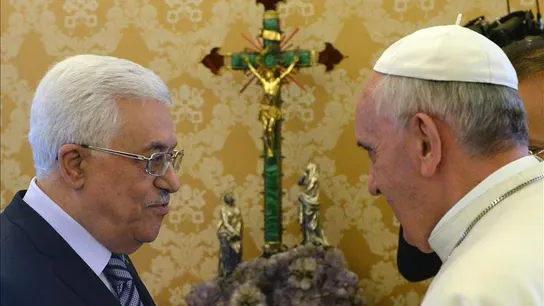 El papa Francisco pide a palestinos e israelíes que inicien un “éxodo” hacia la paz El papa Francisco pide a palestinos e israelíes que inicien un “éxodo” hacia la paz