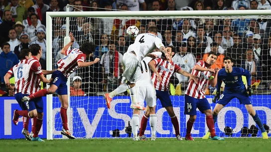 El gol de Sergio Ramos en Lisboa El gol de Sergio Ramos en Lisboa