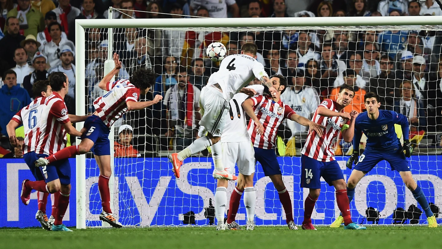 El gol de Sergio Ramos en Lisboa El gol de Sergio Ramos en Lisboa