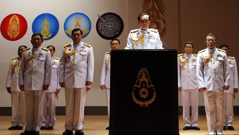 El jefe del Ejército y autoproclamado primer ministro, Prayuth Chan-ocha