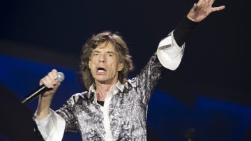 El cantante de Rolling Stones Mick Jagger, en un momento del concierto 