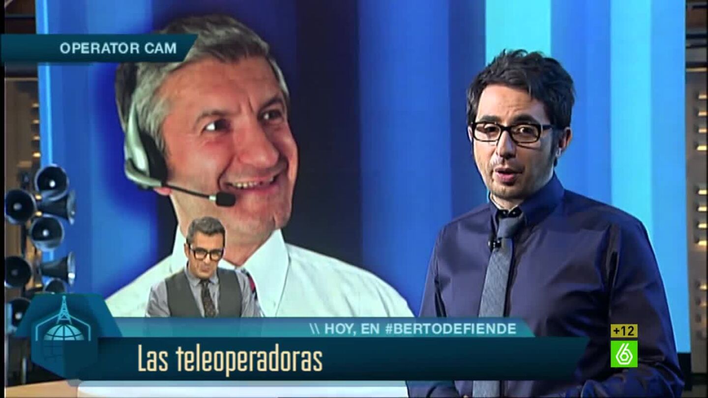 Mon&oacute;logo de Berto sobre las teleoperadoras