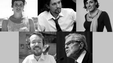 Cinco diputados de Podemos 2