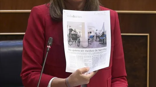Ana Mato en la sesión de control al Gobierno Ana Mato en la sesión de control al Gobierno