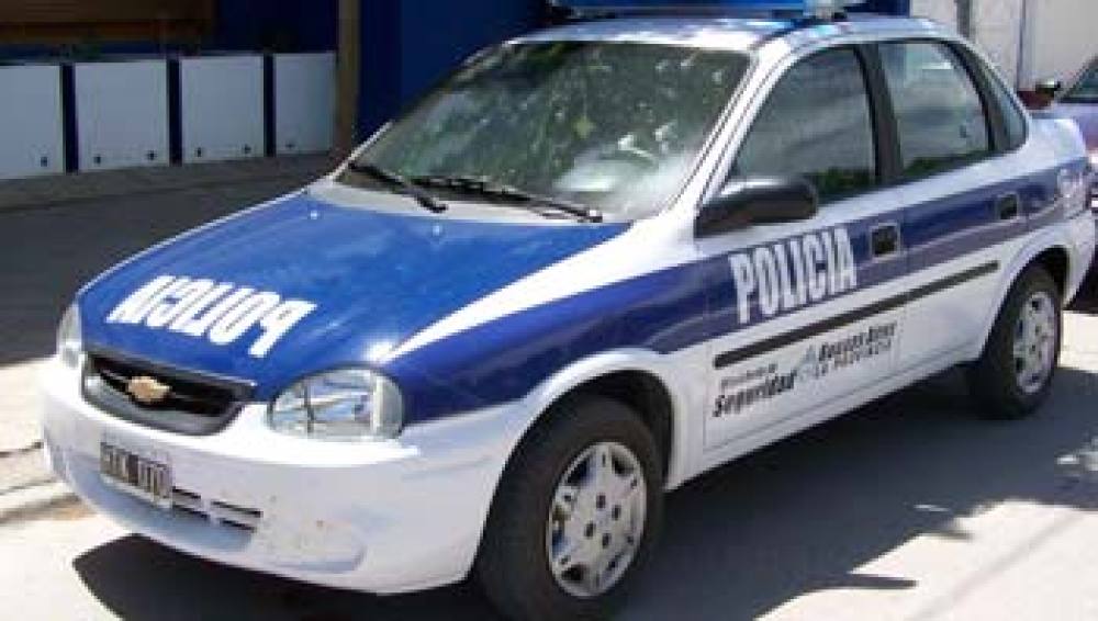 Coche de policía en Argentina