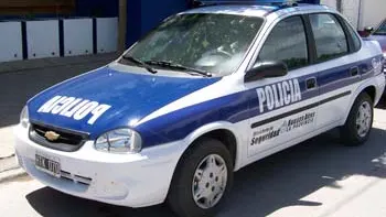 Coche de policía en Argentina