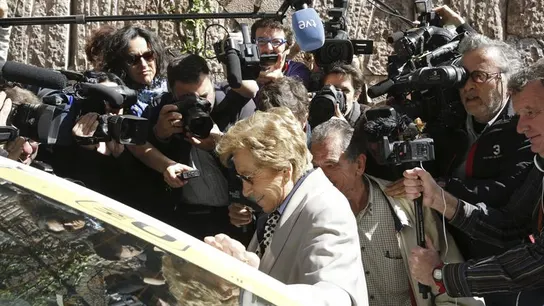 Una de las víctimas del franquismo llega a la Audiencia Nacional Una de las víctimas del franquismo llega a la Audiencia Nacional