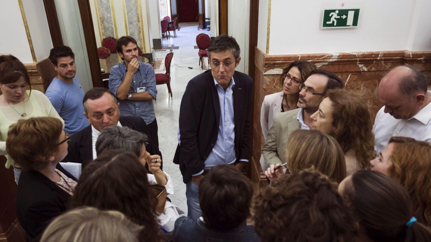 El secretario general del Grupo Socialista en la C&aacute;mara Baja, Eduardo Madina