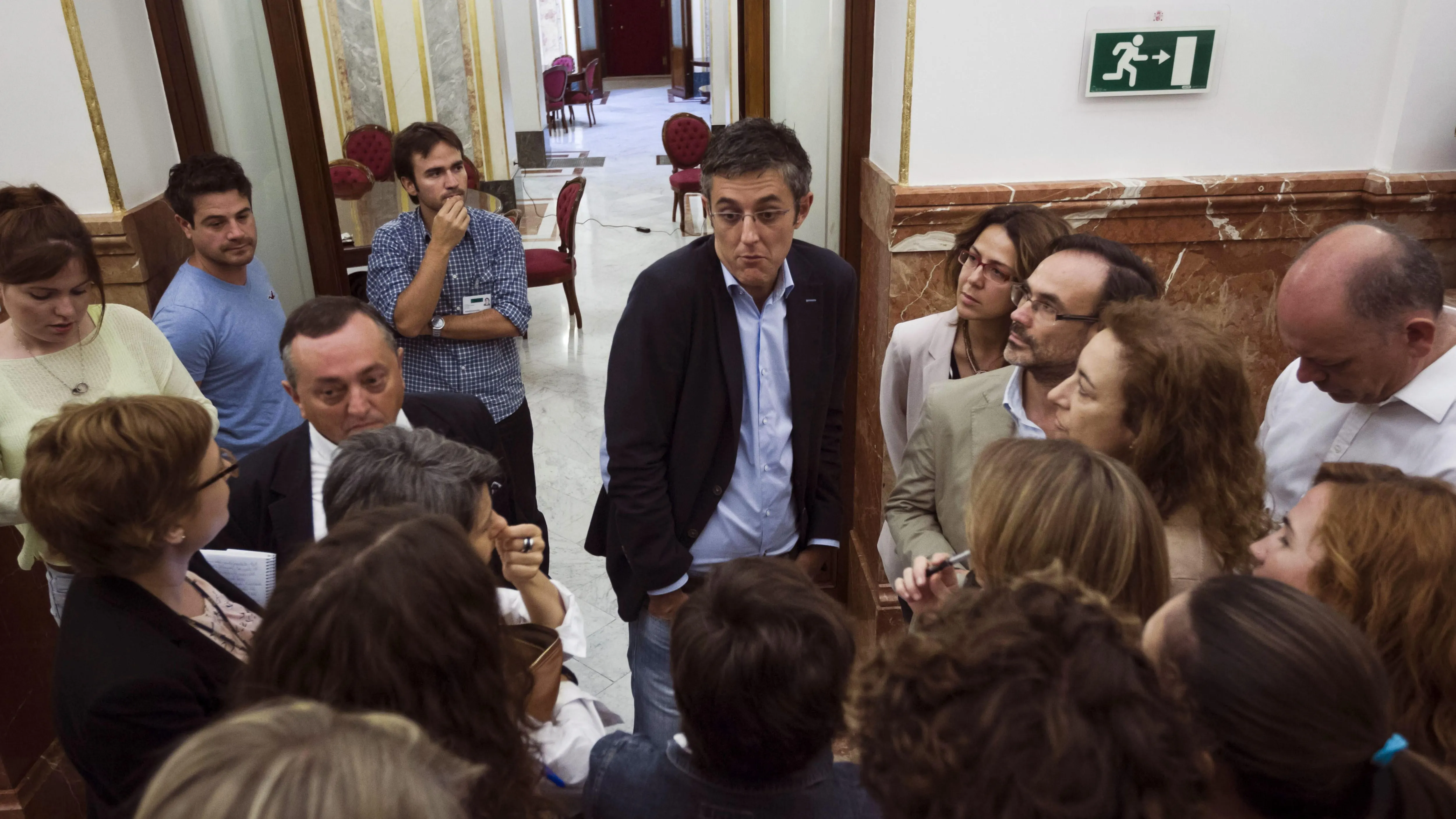 El secretario general del Grupo Socialista en la Cámara Baja, Eduardo Madina