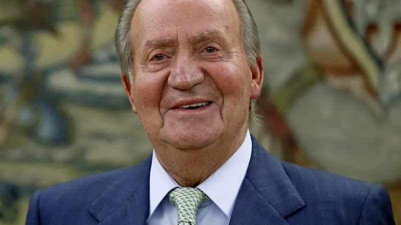 El Rey Juan Carlos durante la audiencia con el presidente de la Cámara de Comercio de EEUU