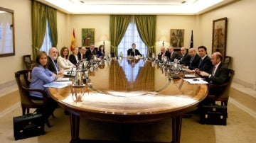 Consejo de Ministros del Ejecutivo de Rajoy