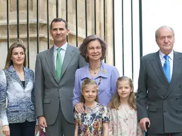 Los miembros de la Familia Real con la llegada de Felipe VI