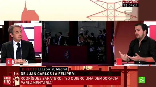 Zapatero y Alberto Garzón en ARV Zapatero y Alberto Garzón en ARV