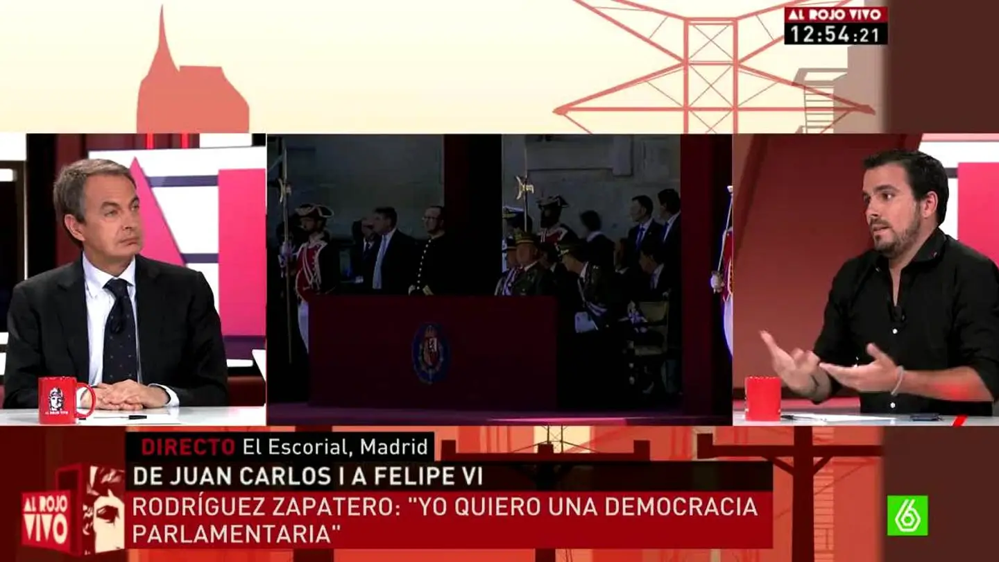 Zapatero y Alberto Garzón en ARV Zapatero y Alberto Garzón en ARV