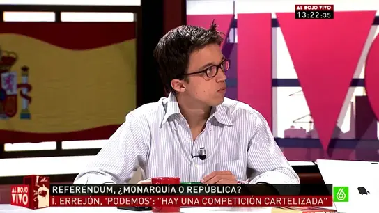 Íñigo Errejón en el plató de ARV Íñigo Errejón en el plató de ARV