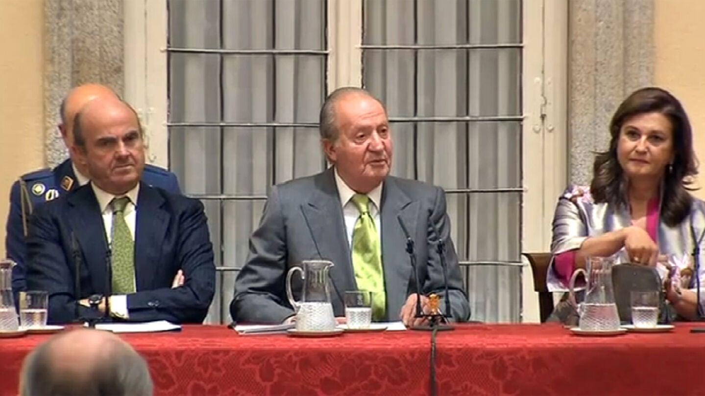 El Rey en un acto en El Pardo