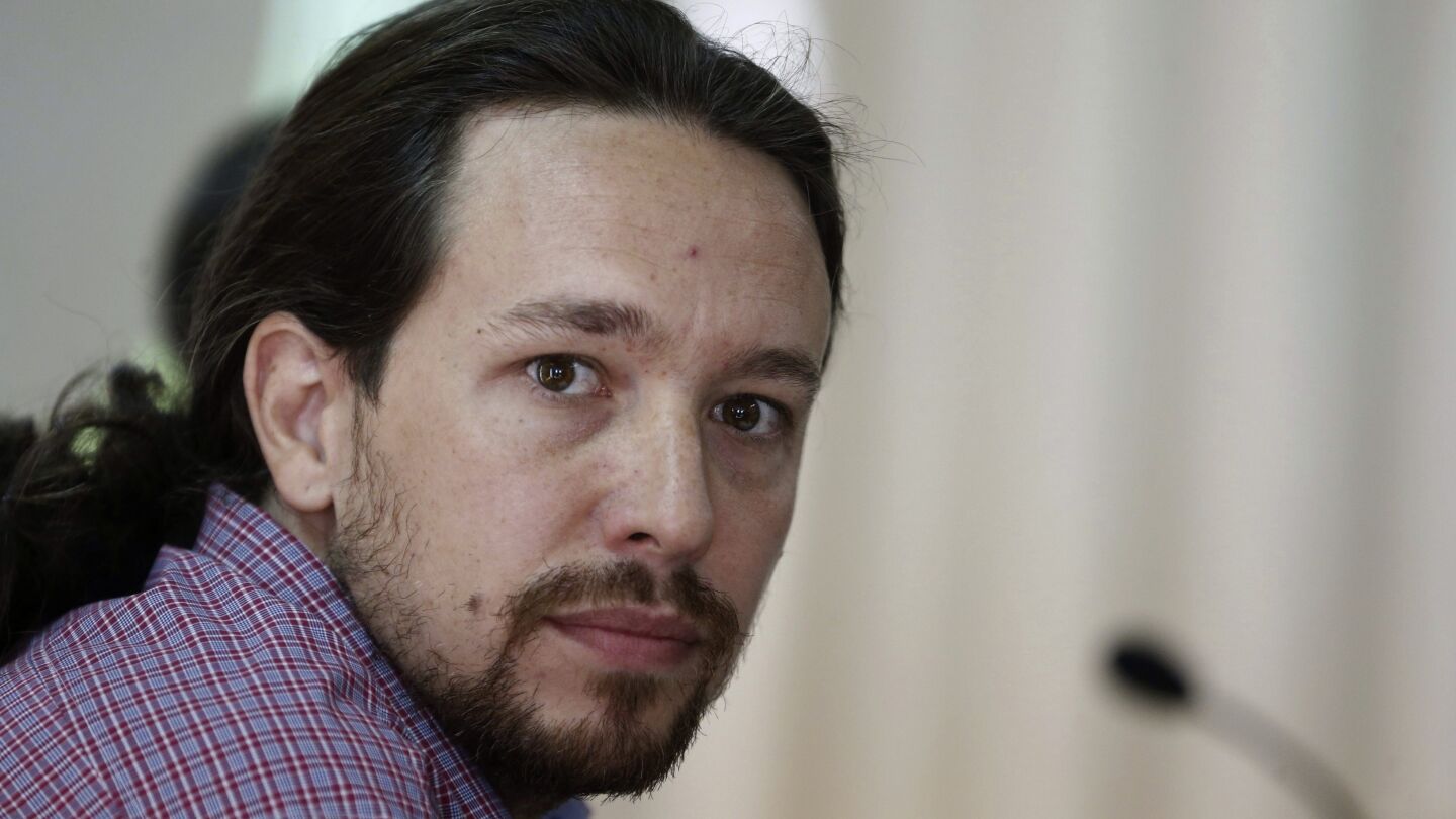 Pablo Iglesias, l&iacute;der de Podemos