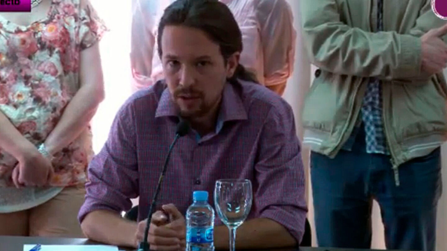 Pablo Iglesias, l&iacute;der de Podemos