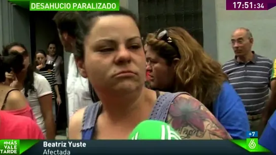 Beatriz Yuste logra evitar su desahucio Beatriz Yuste logra evitar su desahucio