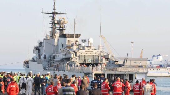 La Marina italiana rescata a unos 2.500 inmigrantes en las &uacute;ltimas horas