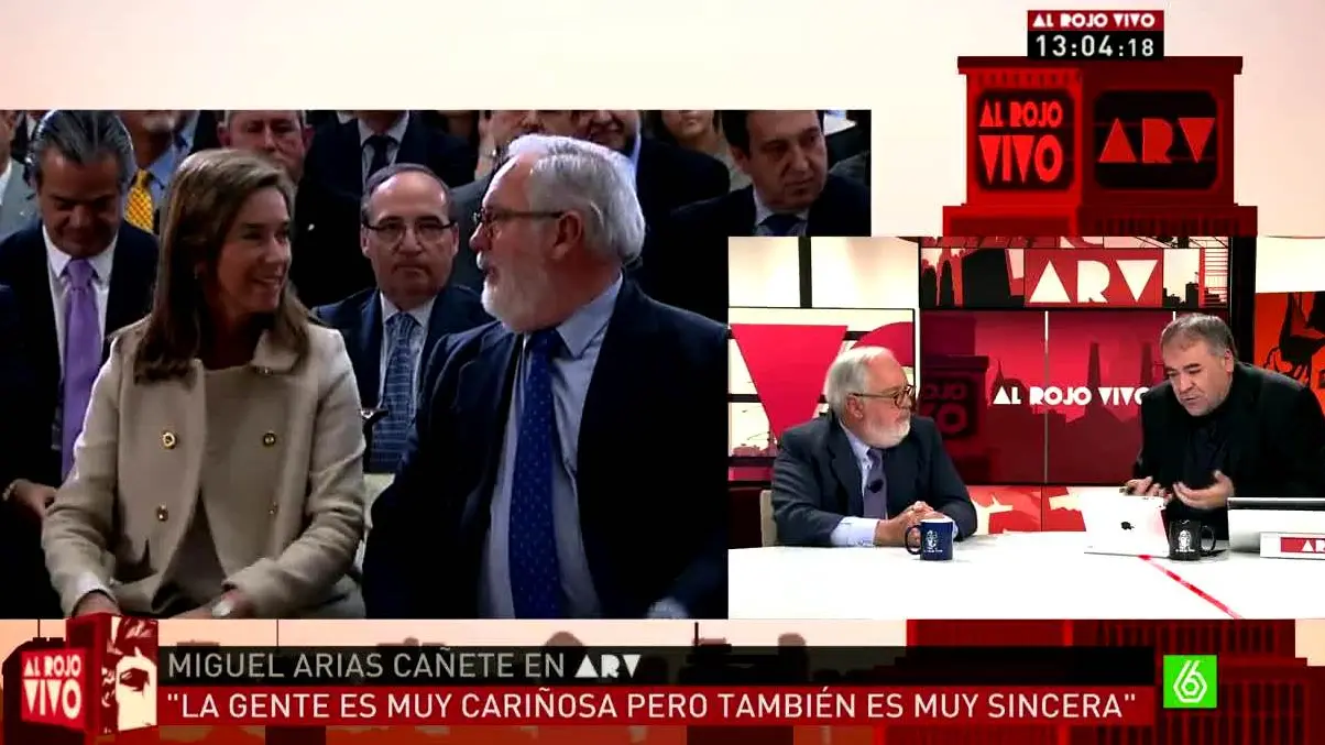 Miguel ARias Cañete con Ferreras