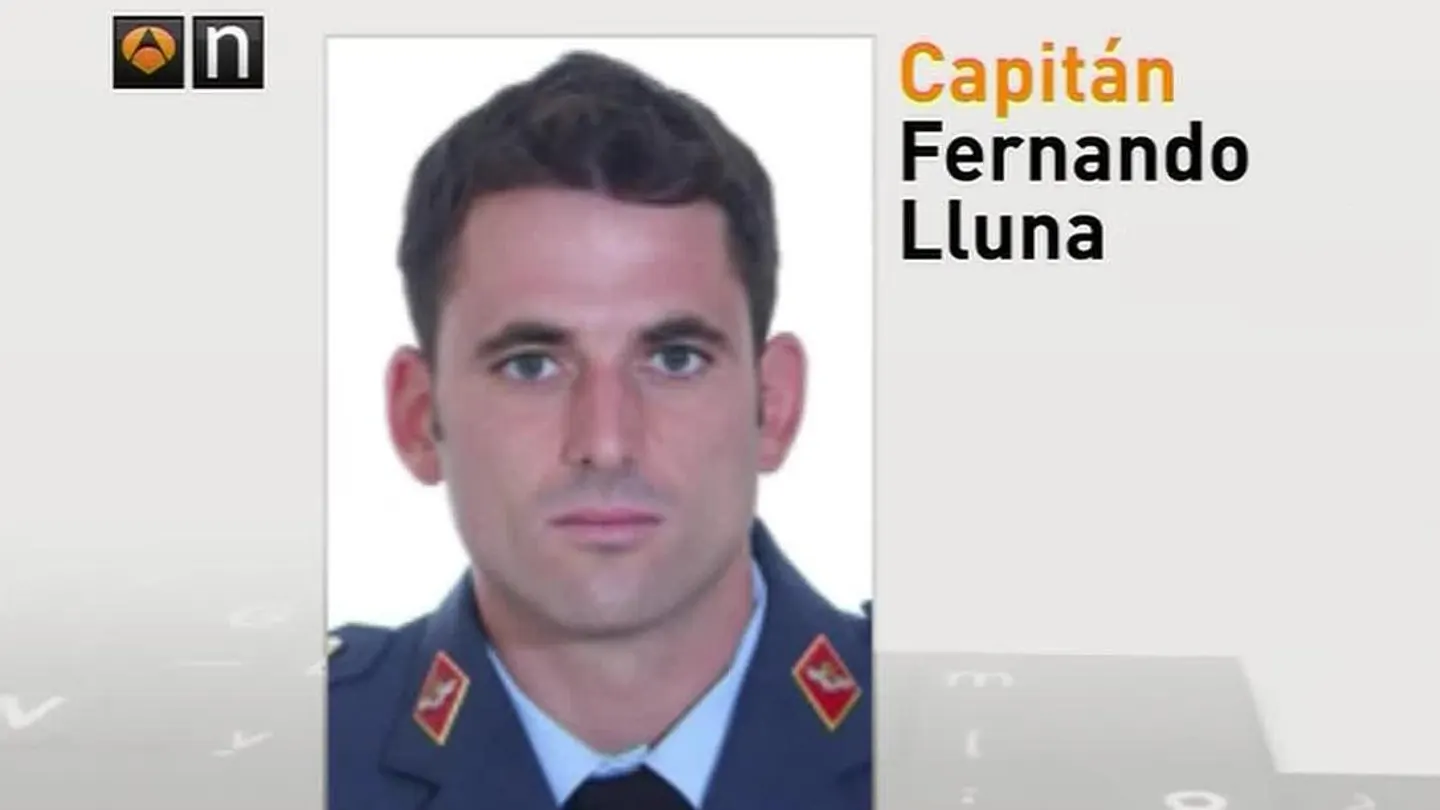 El capitán fallecido en el accidente, Fernando Lluna El capitán fallecido en el accidente, Fernando Lluna