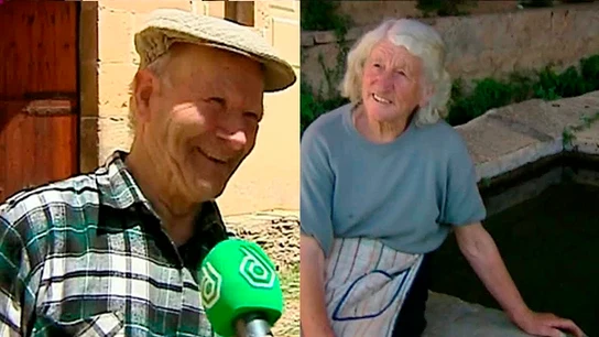 Octogenarios que viven en un pueblo de Teruel Octogenarios que viven en un pueblo de Teruel