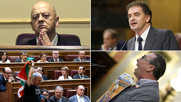 Elorza, Bosch, Cuadra y Baldoví en el Congreso