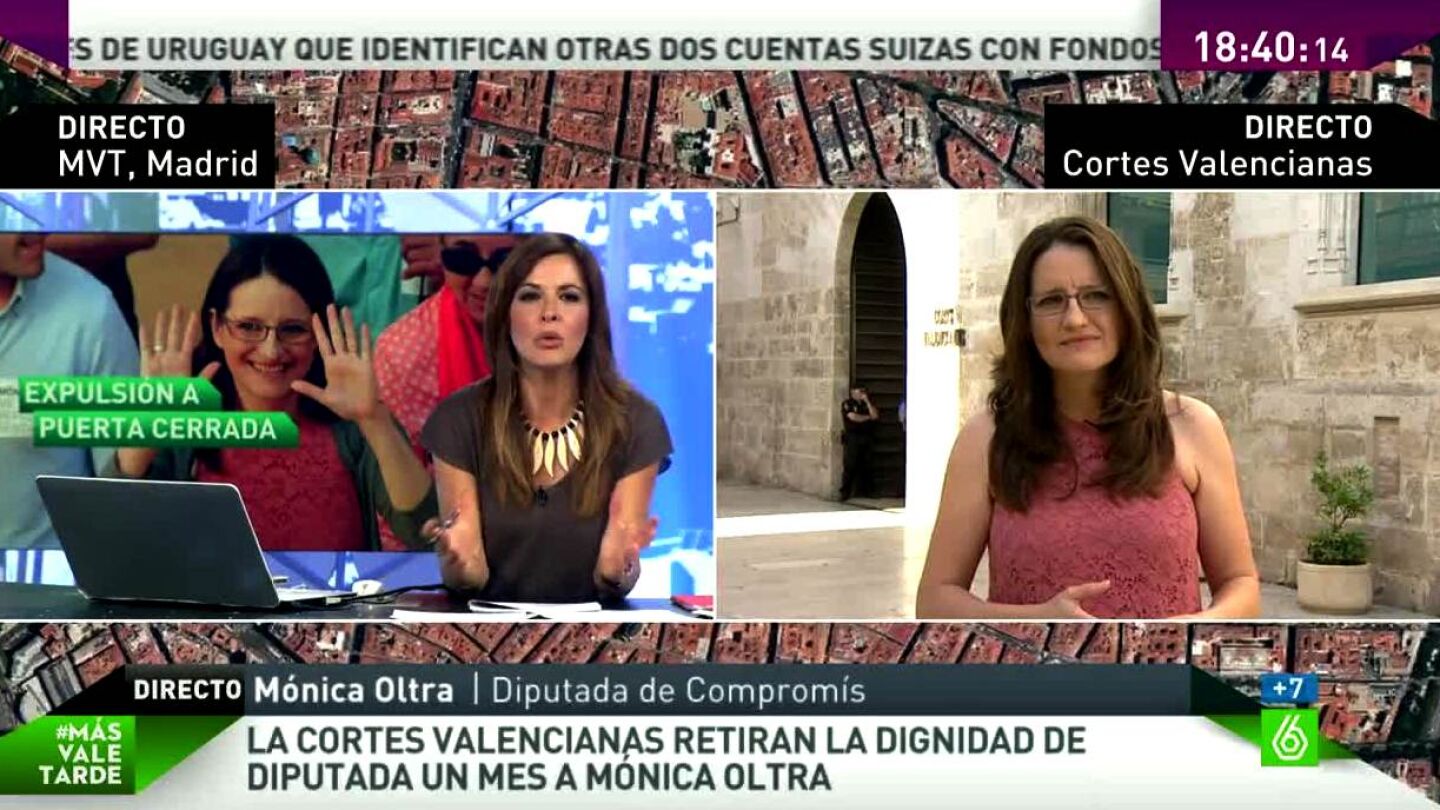 M&oacute;nica Oltra interviene en MVT