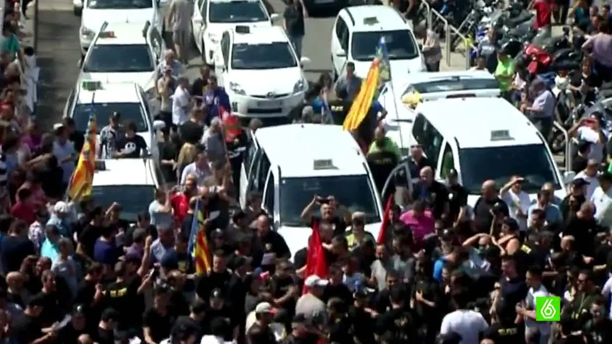 Protesta de taxistas 