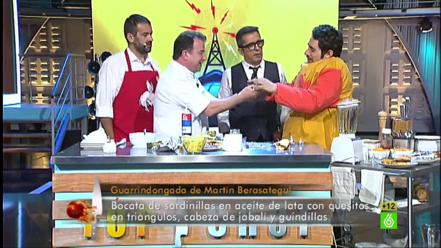 Berto Chicote prueba la guarrindongada de Berasategui