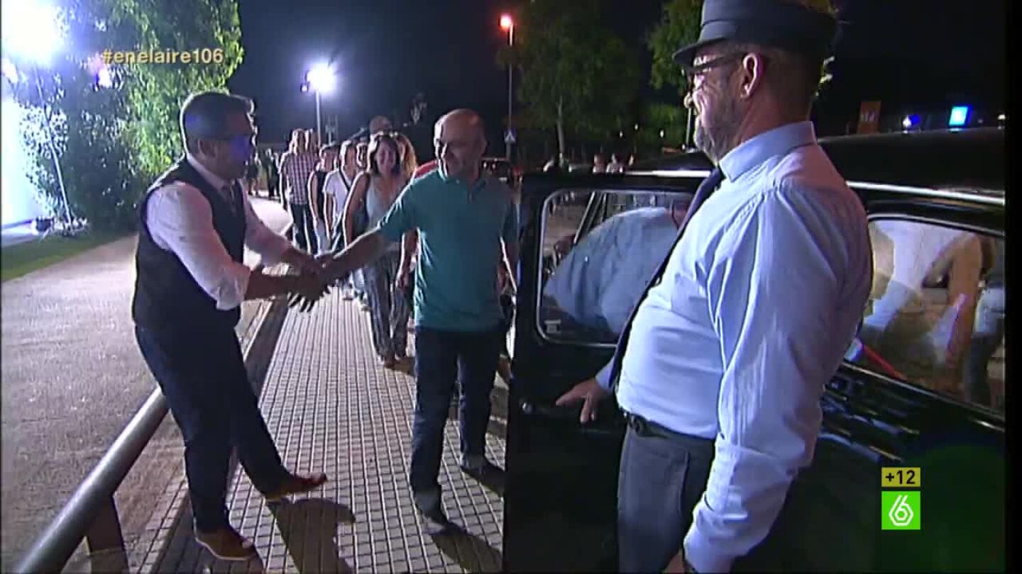 Taxi para el p&uacute;blico de En el aire
