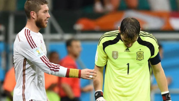 Iker Casillas y Sergio Ramos