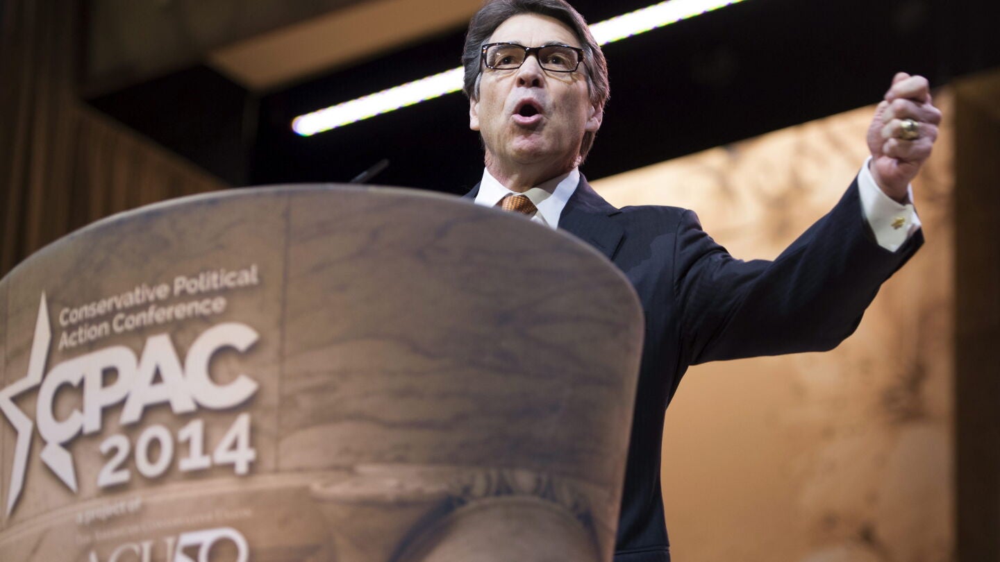  El gobernador de Texas, Rick Perry