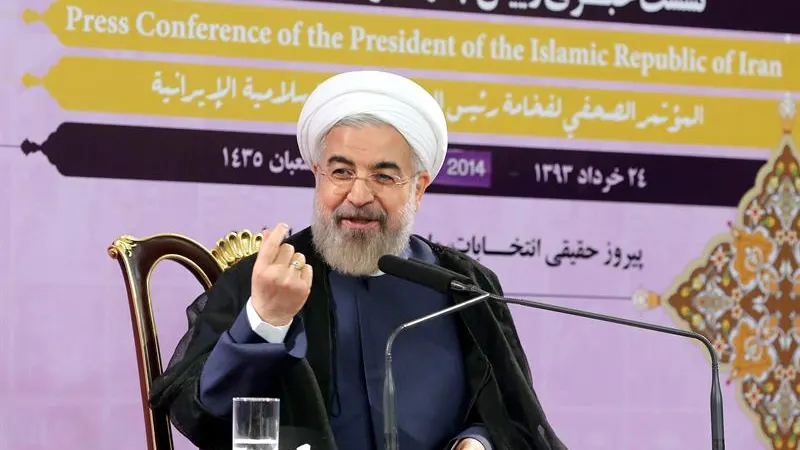 El presidente iraní Rohaní El presidente iraní Rohaní