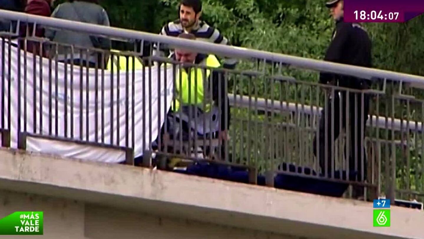 El cuerpo de Isabel Carrasco en el suelo tras su asesinato