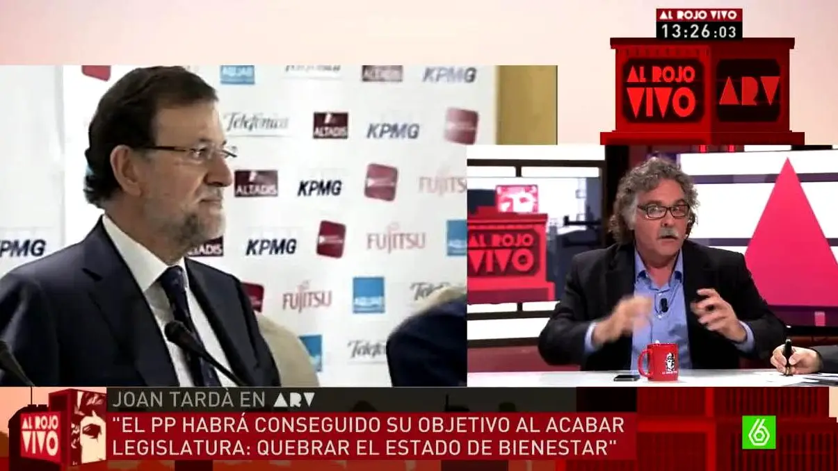 Joan Tard&aacute; en Al Rojo Vivo