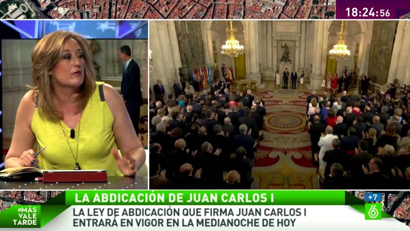 Elisa Beni opina sobre la ceremonia de abdicaci&oacute;n