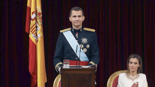Felipe VI, ante las Cortes Generales