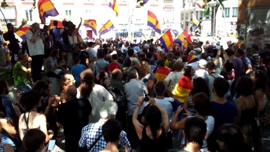 Concentración republicana en Tirso de Molina Concentración republicana en Tirso de Molina