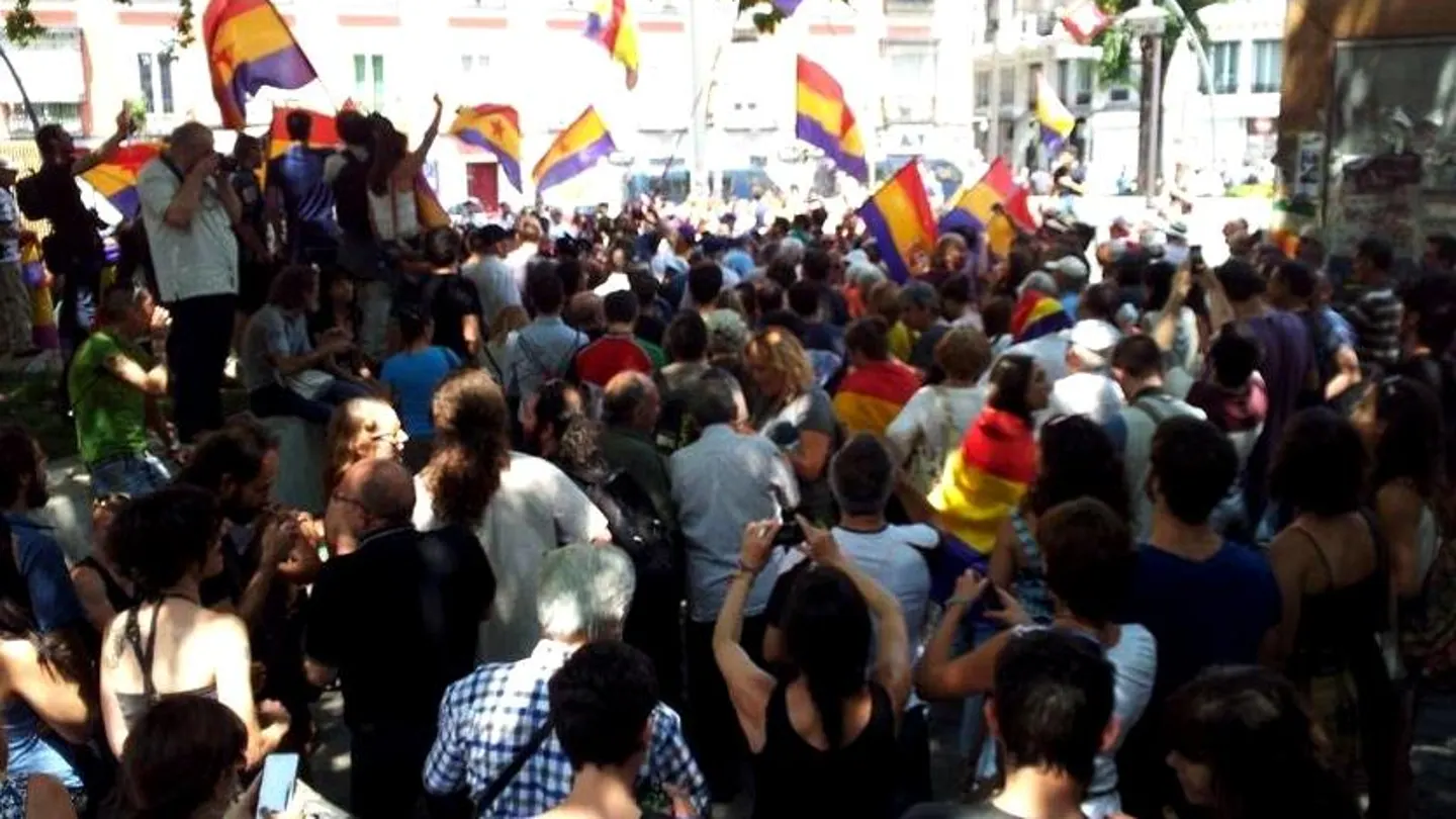 Concentración republicana en Tirso de Molina Concentración republicana en Tirso de Molina