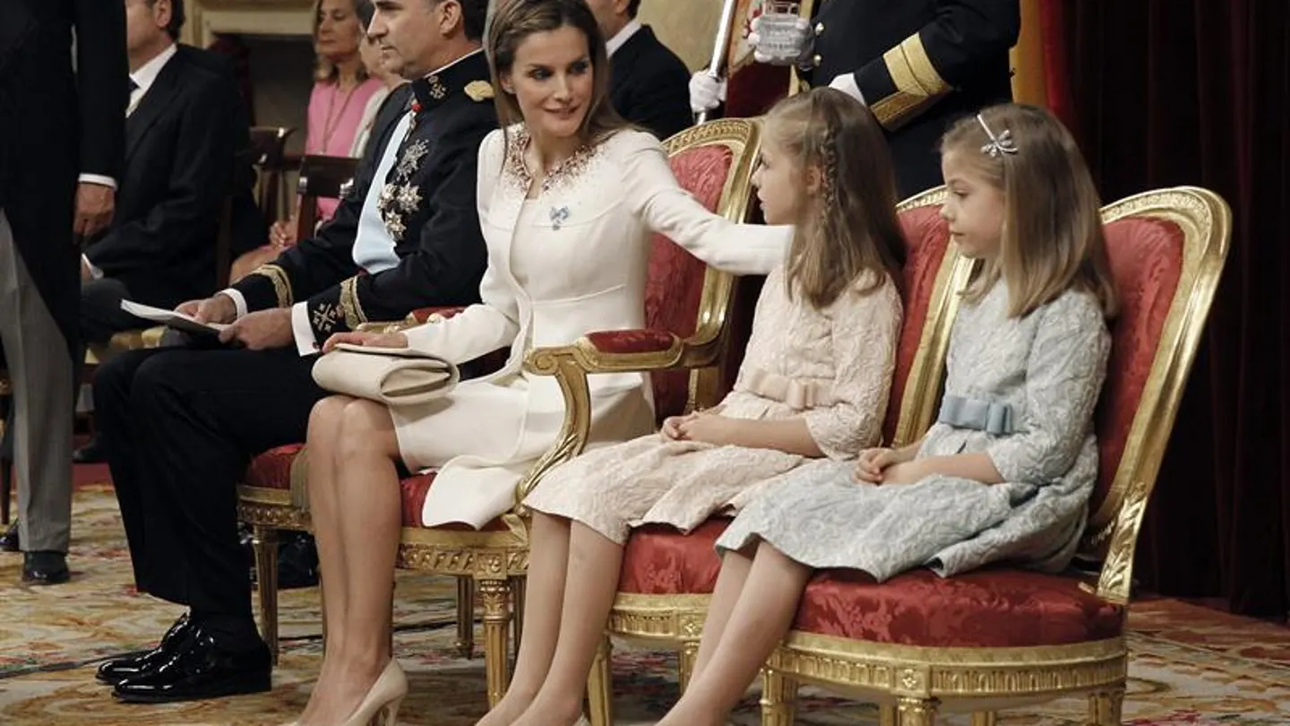 Don Felipe, Doña Letizia, Leonor y Sofía Don Felipe, Doña Letizia, Leonor y Sofía