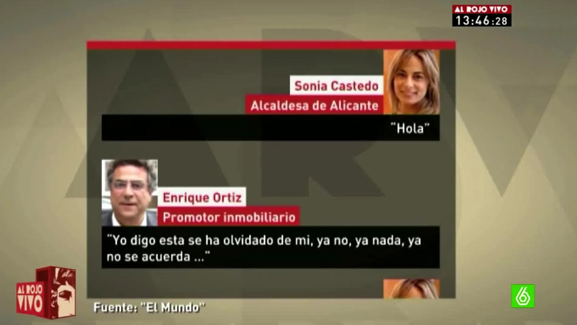 Conversaciones Sonia Castedo y Enrique Ortíza