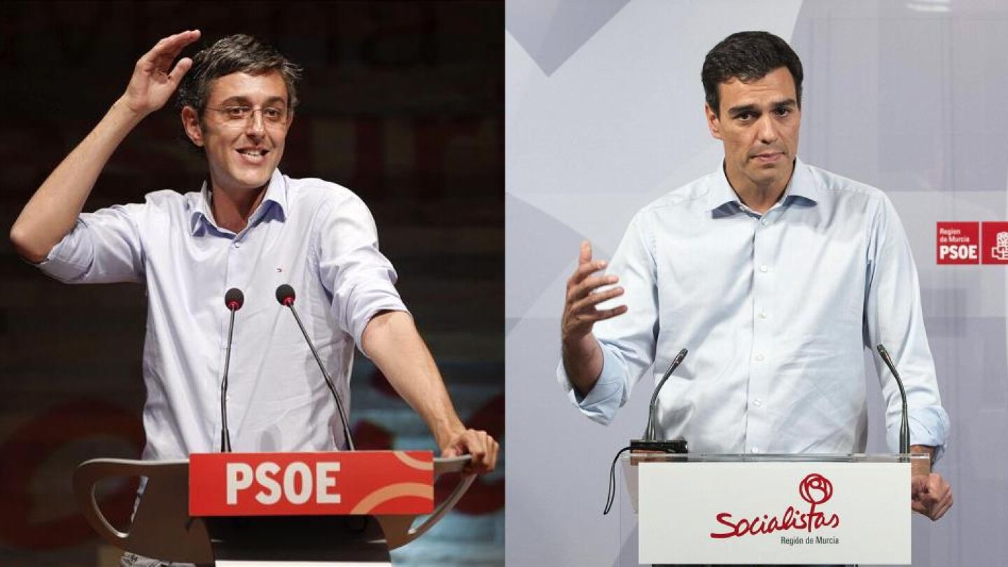 Eduardo Madina y Pedro S&aacute;nchez aspiran a la Secretar&iacute;a General del PSOE