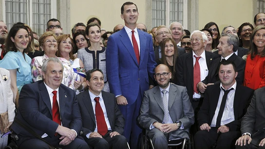 Los reyes, junto a los colectivos de gays, lesbianas y transexuales Los reyes, junto a los colectivos de gays, lesbianas y transexuales